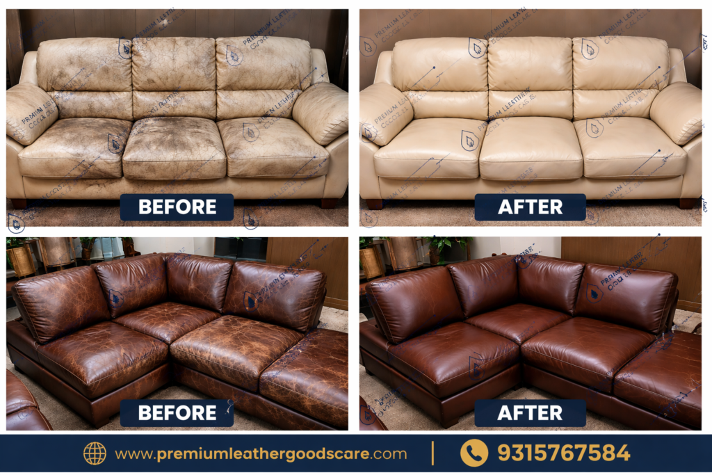 Leather Sofa Cleaning & Repair in Delhi NCR